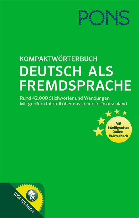 Pons Kompaktw Rterbuch Deutsch Als Fremdsprache Isbn