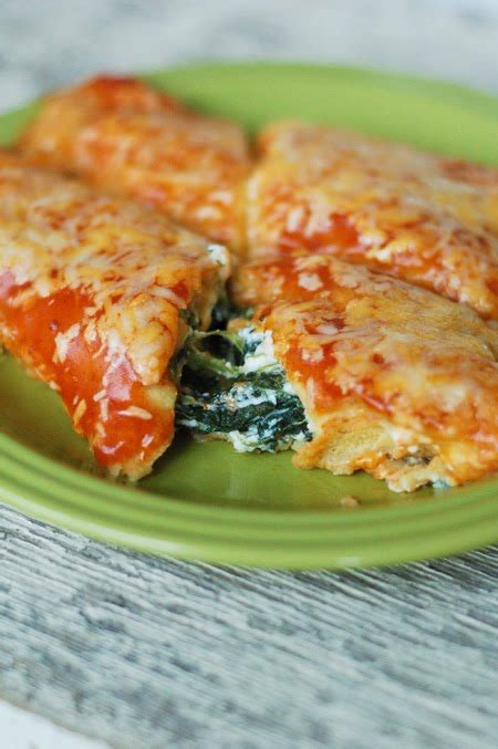 All Things Simple Spinach Enchiladas