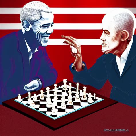 KREA AI Barack Obama Playing Chess With Palpatine In Front