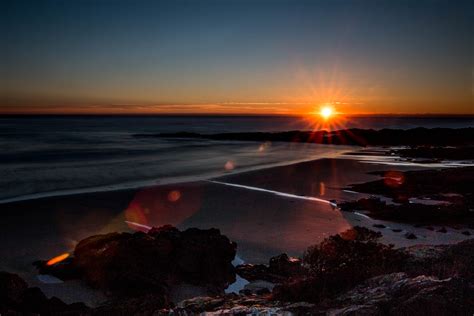 Maine Sunrise Sunrise Along Beach At Ogunquit Maine Fred Ortlip