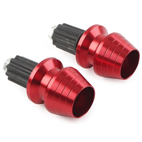 Cnc Bar End Plugs Sliders Hand Grips Handlebar Pair Motorcycle