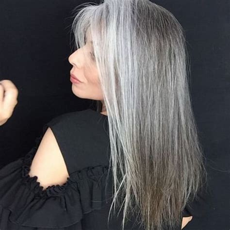 Long Silver Hair Long Gray Hair Hair Growth Formula Gorgeous Gray Hair Grey Hair Inspiration