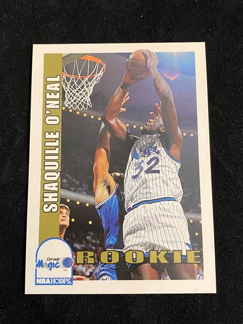 Lot Mint 1992 93 NBA Hoops Rookie Shaquille O Neal RC 442