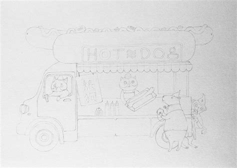 Hot Dog Truck On Behance