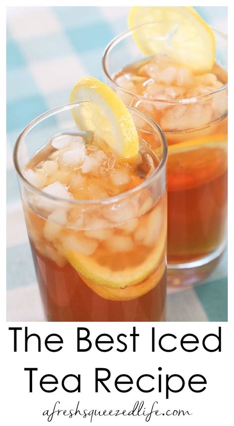 Basic Iced Tea Recipe Iced Tea Recipes Iced Tea Recipes Homemade