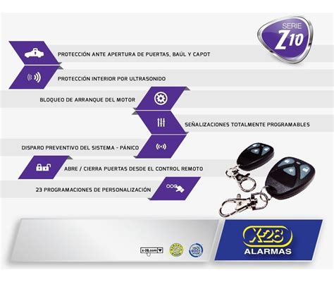 Alarma Auto X Z Vehicular Volumetrica Controles Remotos