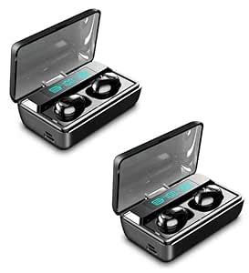 Rambot Combo Pack Of 2 Items TWS T8 Wireless Bluetooth Headset TWS