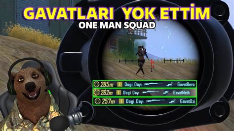 GAVAT TAKIMINI YERLE BİR ETTİM PUBG Mobile ONE MAN SQUAD YouTube