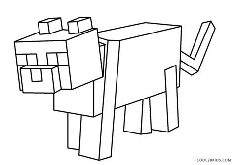 Animali Minecraft Da Colorare - Minecraft da Colorare - Disegni per Bambini da Stampare