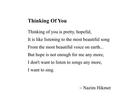 Nazim Hikmet Poem Poetry Love Romantic Words Words Writing Poetry Hot