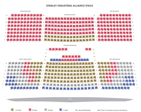 Stanley Theatre Seating Chart