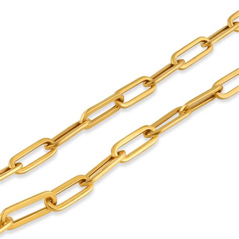 Carat Gold Link Chain Inches Purejewels