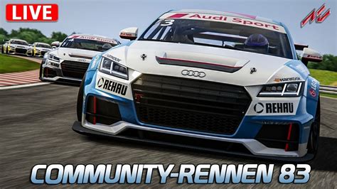 Cup Rennen CR 83 LIVE Assetto Corsa HD Audi TT Cup Tor