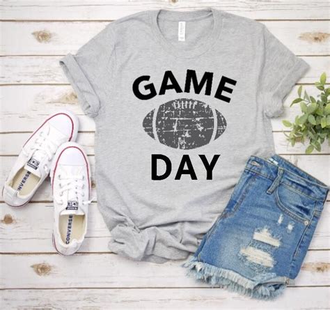 Game Day Shirt Game Day Vibes Womens Football Shirt Football