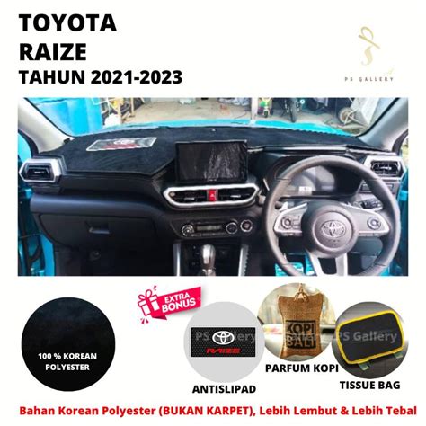 Jual Alas Dasbor Mobil Toyota Raize Aksesoris Cover Dashboard Premium