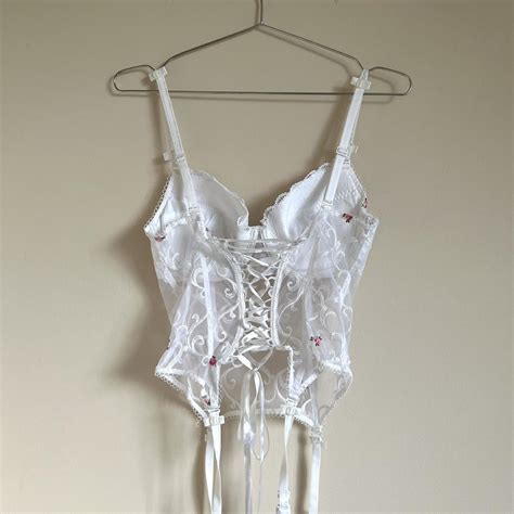 Beautiful White Lingerie Corset With Depop