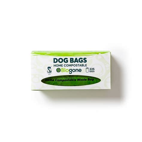 Biogone Biodegradable Home Compostable Dog Waste Bags - Box of 225 ...