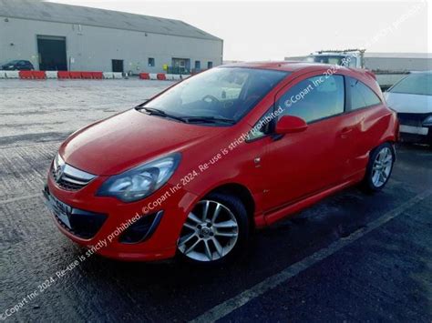 Vauxhall Corsa Sri For Sale At Copart Uk Salvage Car Auctions