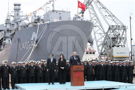 TCG Bayraktar Deniz Kuvvetleri Komutanlğı na teslim edildi Anadolu