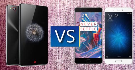 Nubia Z11 vs Xiaomi Mi5 vs OnePlus 3 los móviles chinos del momento