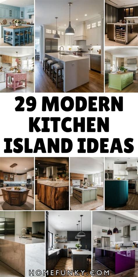 modern kitchen island ideas   trendy cooking area