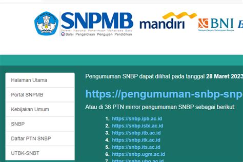 Foto Hasil Snbp Diumumkan Hari Ini Berikut Link Dan Cara