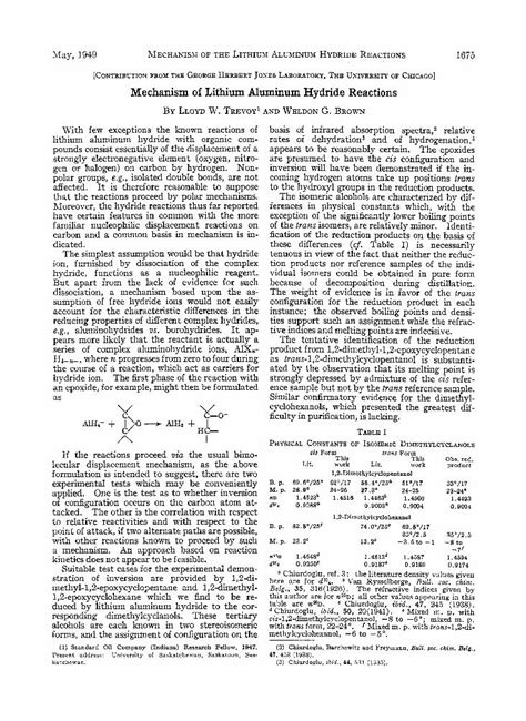 (PDF) Mechanism of Lithium Aluminum Hydride Reactions - DOKUMEN.TIPS