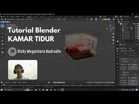 Tutorial Blender 3D Kamar Tidur YouTube