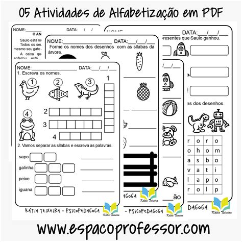 Atividades De Alfabetiza O Para Autistas Em Pdf Para Baixar Descubra