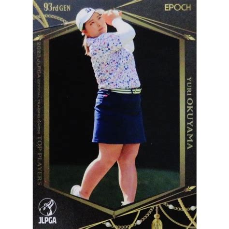 66 【奥山友梨】エポック 2023 日本女子プロゴルフ協会オフィシャルカード Top Players レギュラー 23jlpga Tp