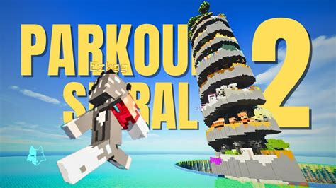 Epic Minecraft Parkour Spiral 2 Challenge No Commentary Youtube