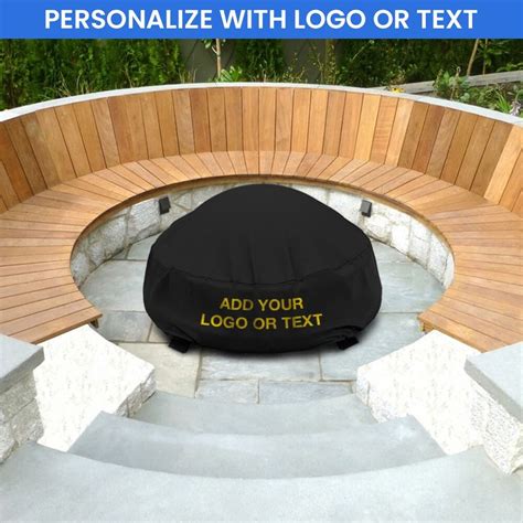Buy Fire Bowl Covers - Custom Fire Pit Covers at Coversandall
