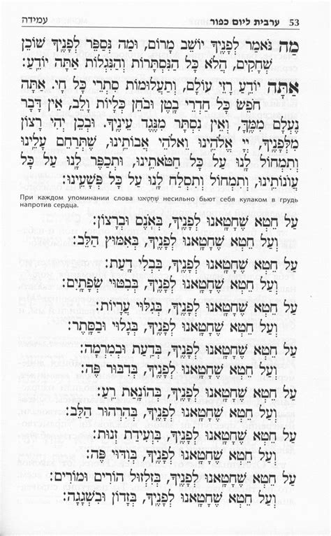 Махзор. Вечерние молитвы Йом Кипура