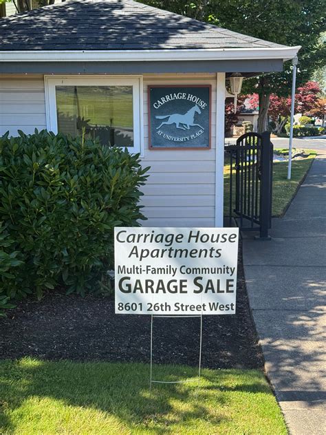 Jul 19 | Carriage House Apartments Annual Mult-Family Garage Sale