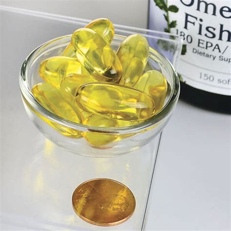 Swanson Omega Fish Oil Softgels Lemon Flavor