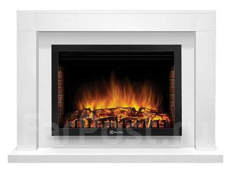 Электрический камин Electrolux Simple 25 белый. Современный стиль ...