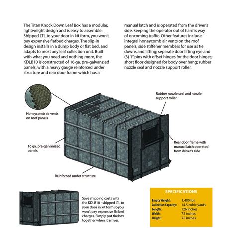 Knock Down Leaf Box Titan Leaf Solution