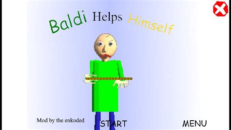 Baldi Helps Himself Baldis Basics Mod Youtube