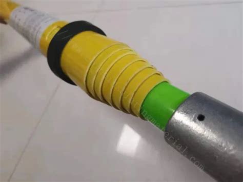 Triangle Hot Stick Telescopic Universal Spline Electrical For Cutout Fuse Surge Arrester Hv