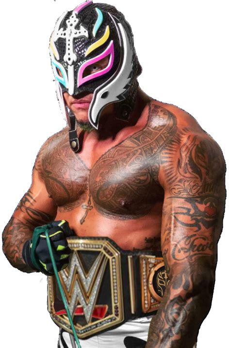 Rey Mysterio Wwe Champion By Customwwerenders On Deviantart