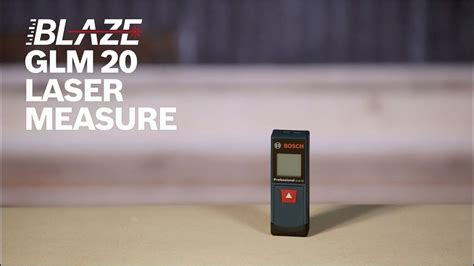 Bosch BLAZE 65 ft. Compact Laser Measure - GLM-20 - YouTube