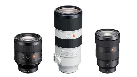 Unveiled: High-Resolution Sony G Master Full-Frame E-Mount Lens Line ...