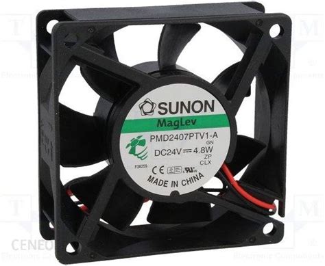 Sunon Wentylator DC Osiowy 24VDC 70x70x25mm 83 25m3 H 44dBA Vapo