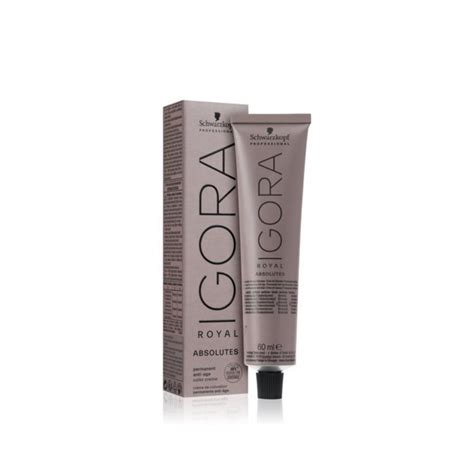 Comprar Schwarzkopf Igora Royal Absolutes Permanent Anti Age Color Creme Medium Blonde Gold
