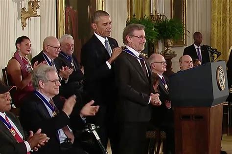 Steven Spielberg presented Presidential Medal of Freedom - USC Today