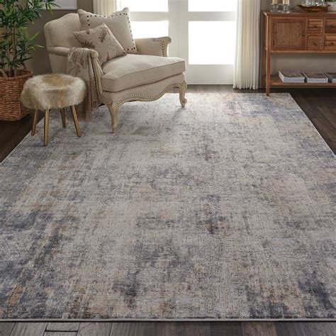 Nourison Rustic Textures Rustic Abstract Grey Beige Area Rug Walmart