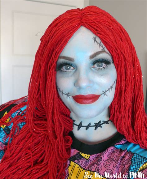 October Shop My Stash - The Nightmare Before Christmas Sally Makeup