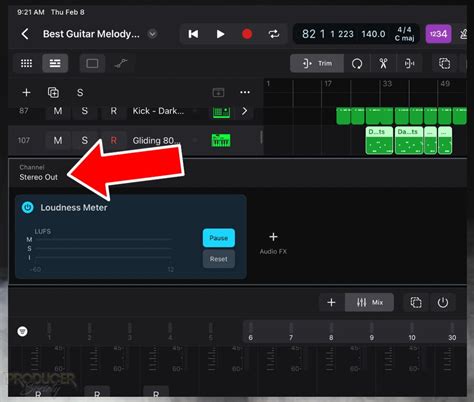 how to make one note louder logic