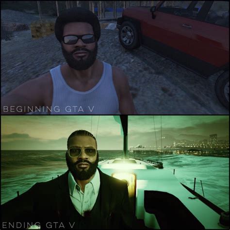 Beginning Story Mode vs Ending It : r/GTAV