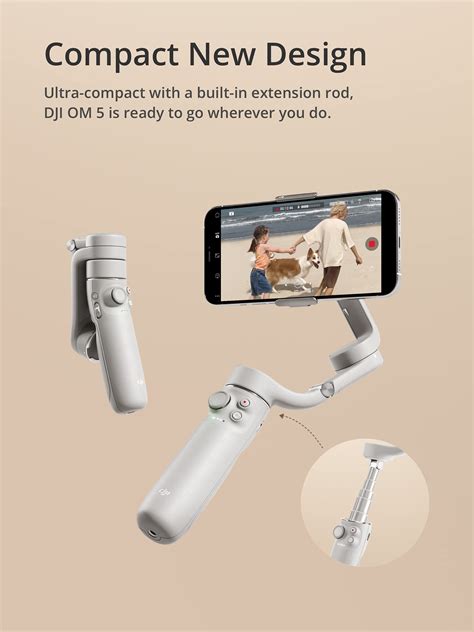 Buy DJI OM 5 Smartphone Gimbal Stabilizer 3 Axis Phone Gimbal Built